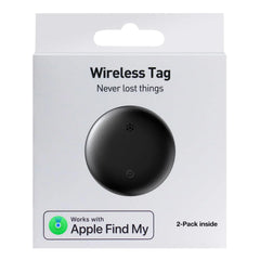Air Tag-2 Pack: iOS Find My Bluetooth tracker, suitable for keys/luggage/backpacks, only iOS, not compatible with Android