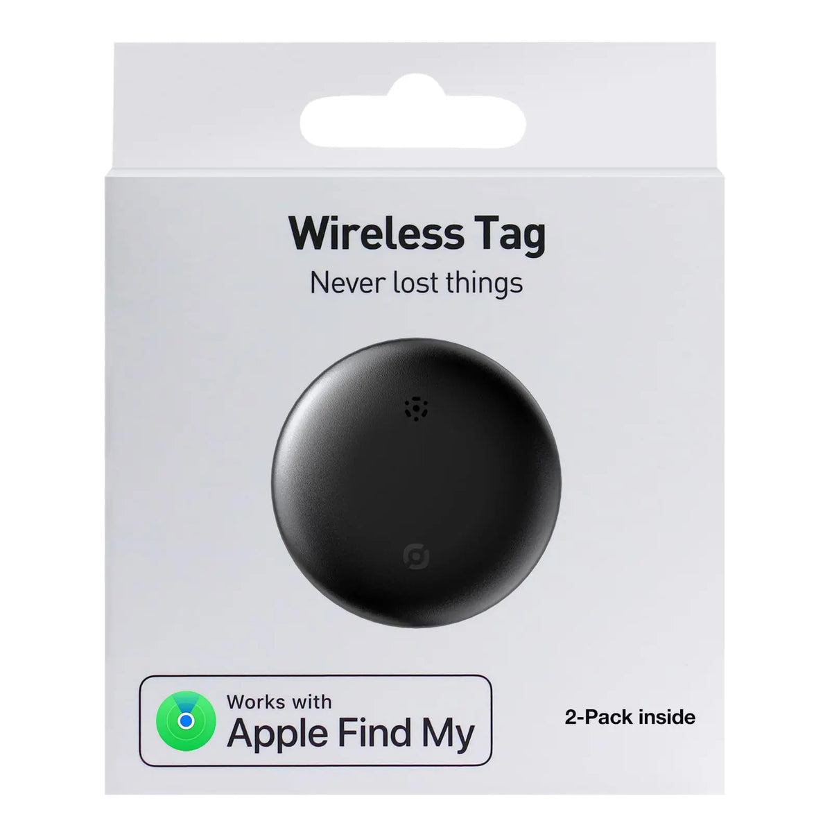 Air Tag 2 Pack iOS Bluetooth Tracker for Keys Bags
