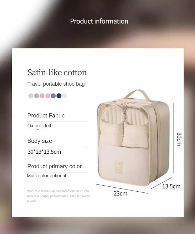 Travel Shoe Storage Bag Portable Breathable Shoe Organizer