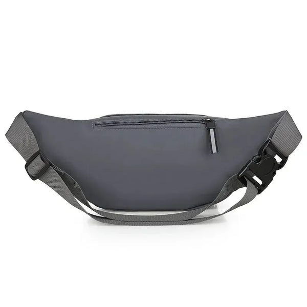 Men Canvas Fit Waistpack Mobile Fanny Waist Packs Men's Sports Outdoor Leisure Running Anti Theft Ultra Thin Invisible Waist Bag