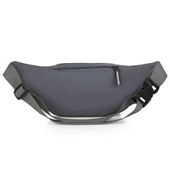 Men Canvas Fit Waistpack Mobile Fanny Waist Packs Men's Sports Outdoor Leisure Running Anti Theft Ultra Thin Invisible Waist Bag