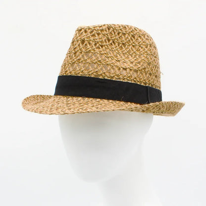 Summer Linen Sun Hat for Men and Women for Beach Travel