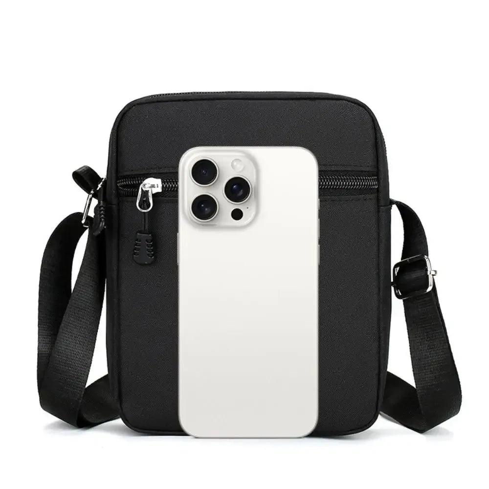 Simple and Casual Single-shoulder Bag, Oxford Fabric Crossbody Bag, Mini Small Bag, Mobile Phone Bag for Men and Women