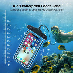 Outdoor Waterproof Phone Case Swimming Water Proof Bag 3.5-6.5" Universal Underwater Phone Protector Pouch Cover Fundas