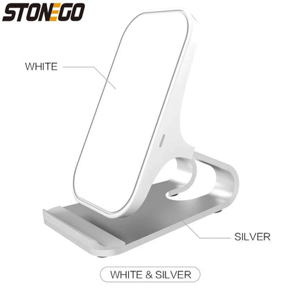 Wireless Charger Mount Qi Fast Charging Pad Type C