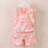 Kids Summer Vest Shorts Set Breathable Baby Clothing