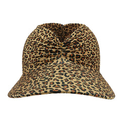 Women's Sun Hat Sun UV Protection Large Brim Face Blocking Cap Outdoor Fashion Beach Leopard Print Swimming Empty Top Sports Hat