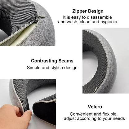 Memory Foam Travel Neck Pillow U Shaped Support Cushion